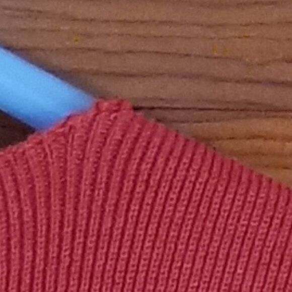 Coldwater Creek Womens 2X Orange Red Tank Sweater  - Picture 6 of 6